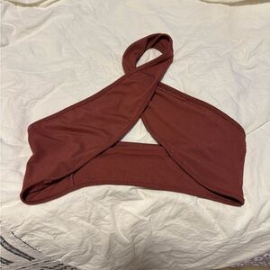 Rust Red Halter Top